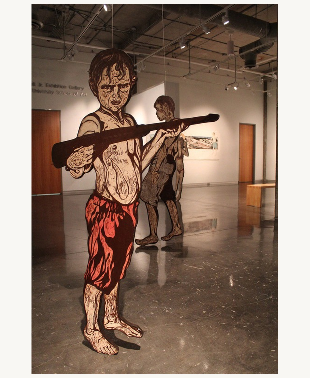 Up Like Weeds (installation view)