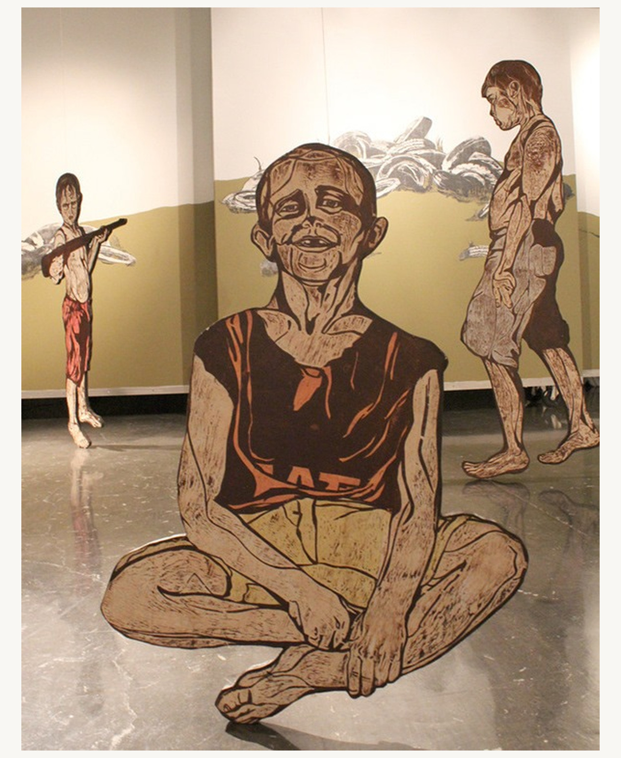 Up Like Weeds (installation view)